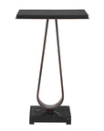 Galloway - Minimalist Accent Table - Black / Bronze