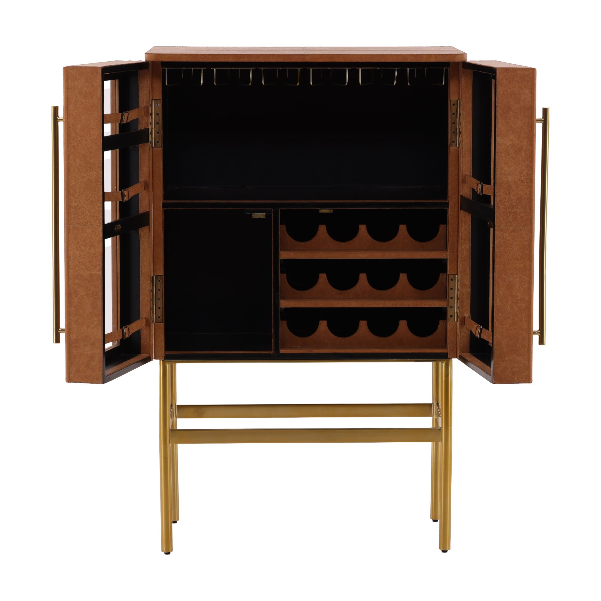 Caldwell - Bar Cabinet - Light Brown