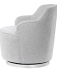 Hobart - Casual Swivel Chair - Gray