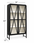 Donahue - Display Cabinet - Black