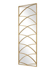 Crossed Up - Full Length Mirror - Gold