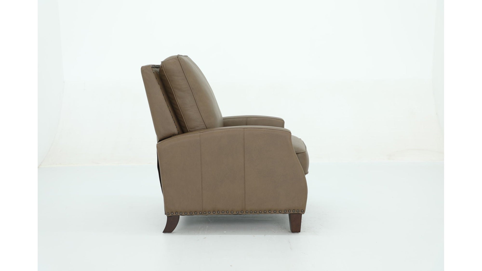 Melrose - Recliner Push Thru The Arm - Cashmere-Taupe