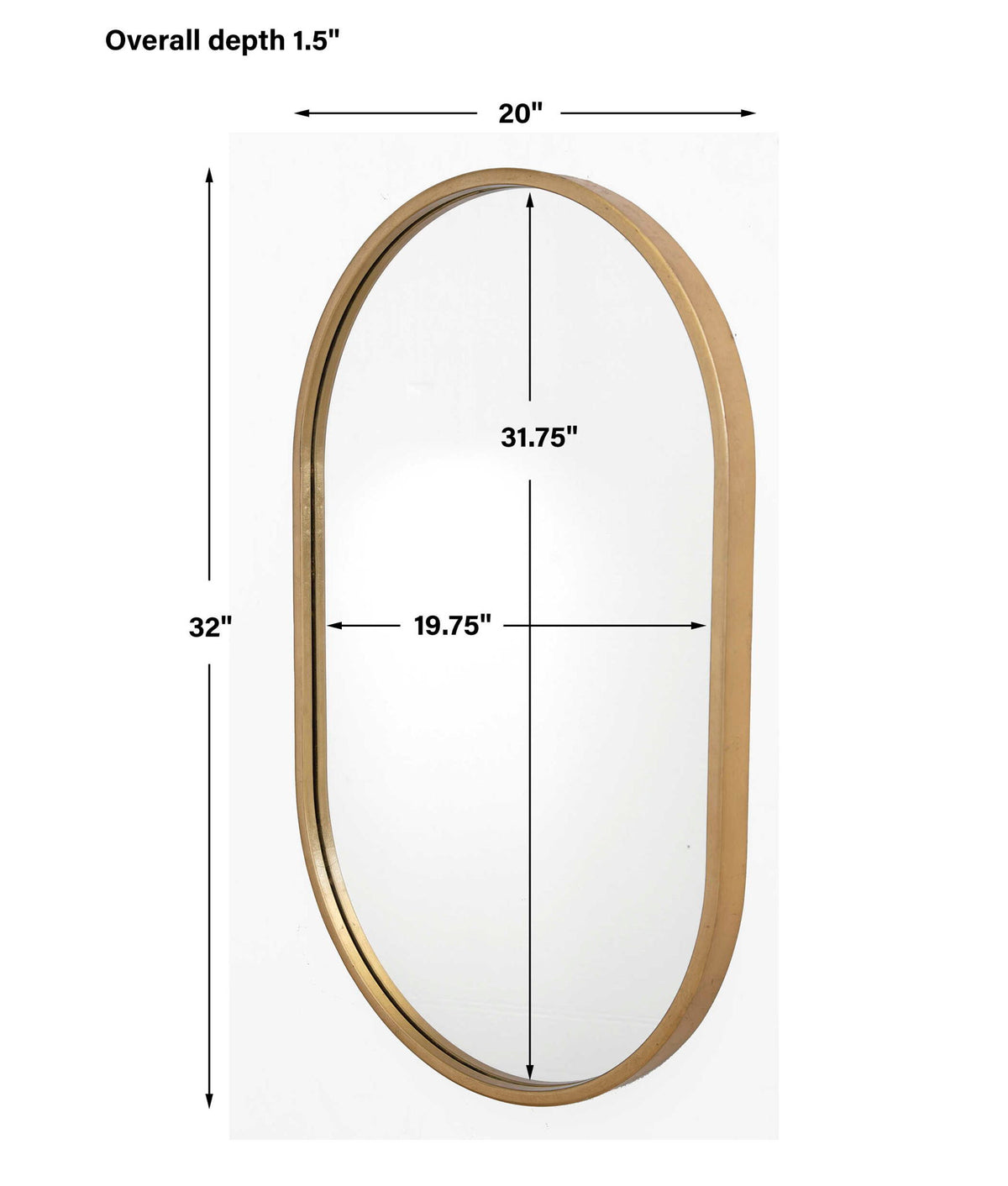 Varina - Oval Mirror