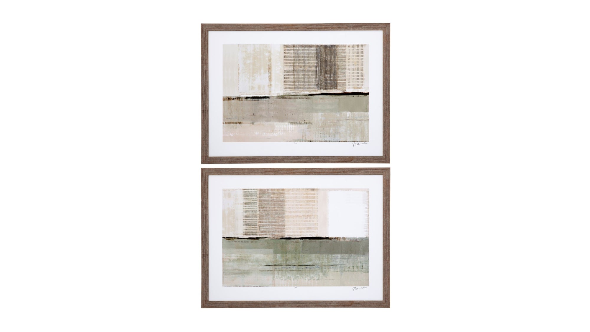 Custom Across The Abstract Bay - II Gray