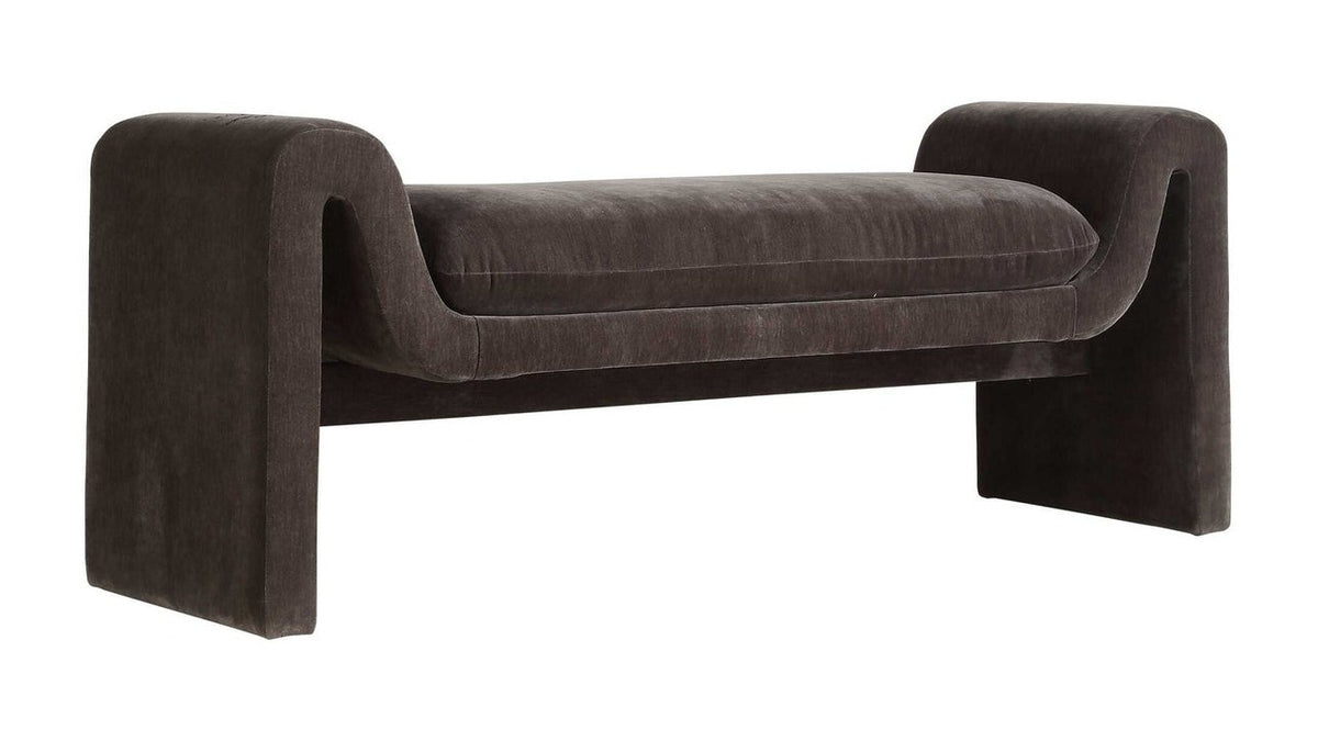Manson - Modern Bench - Charcoal