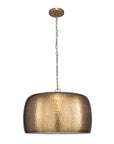 Lemont - Hammered Brass 1 Light Pendant - Brass