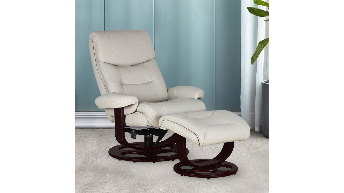 Dawson - Swivel Pedestal Recliner And Ottoman