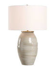 Amos - Ceramic Table Lamp - White