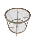 Harrison - Round End Table - Gold