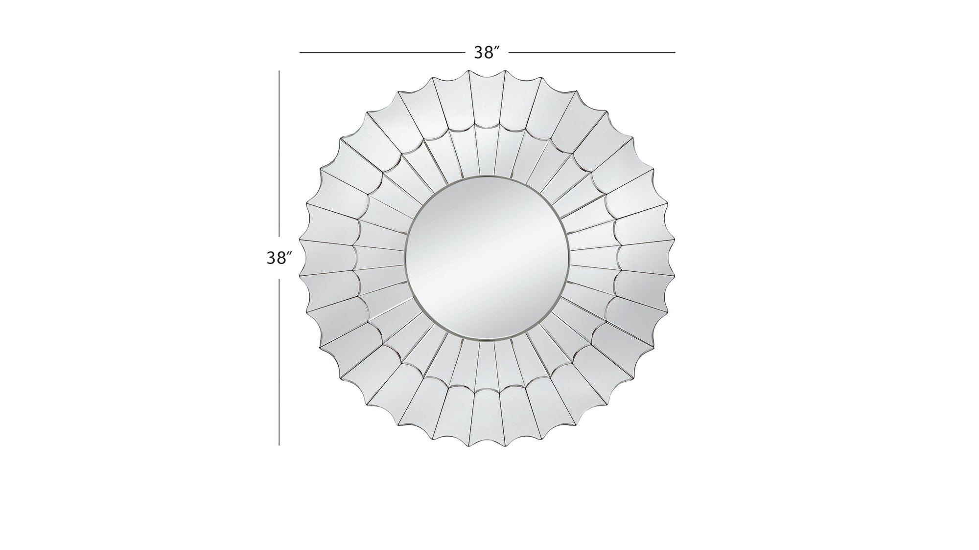 Stringer - Wall Mirror - White