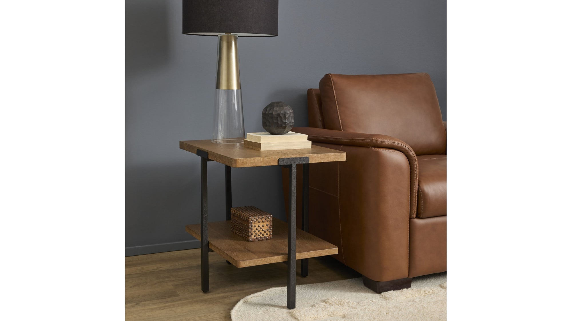 Millwork - End Table - Light Brown