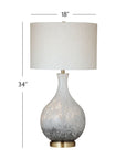 Spey - Table Lamp - White / Black / Brushed Gold