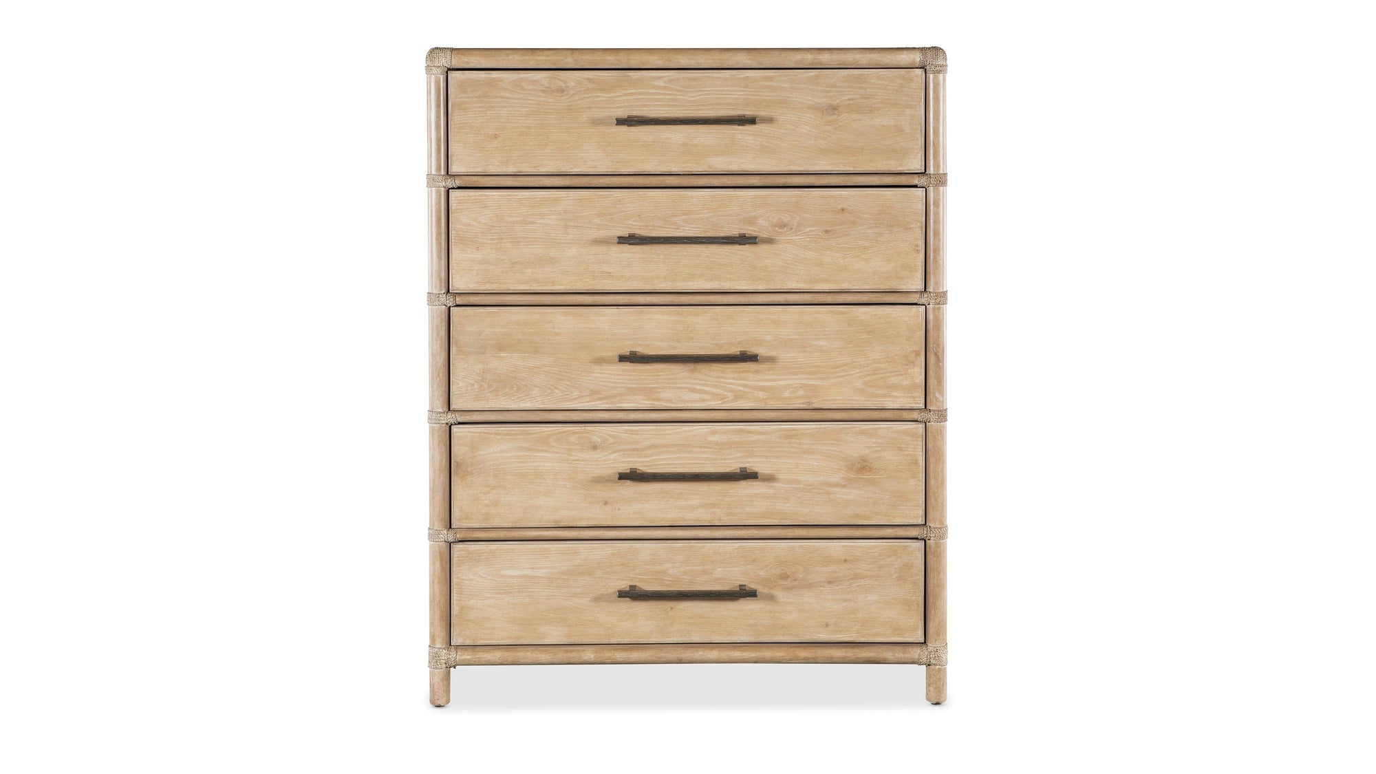 Retreat - Pole Rattan Five-Drawer Chest