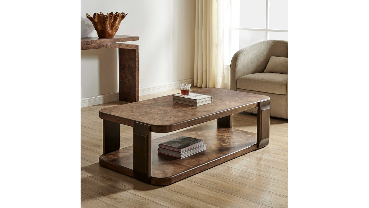 Vance - Coffee Table - Mappa Burl