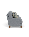 Moxy - Fabric Sofa, T-Shaped Seat Cushion, Straight Track Arms