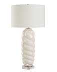 Anneli - Swirl Table Lamp - White