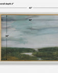 The Path Of The Water - Framed Print