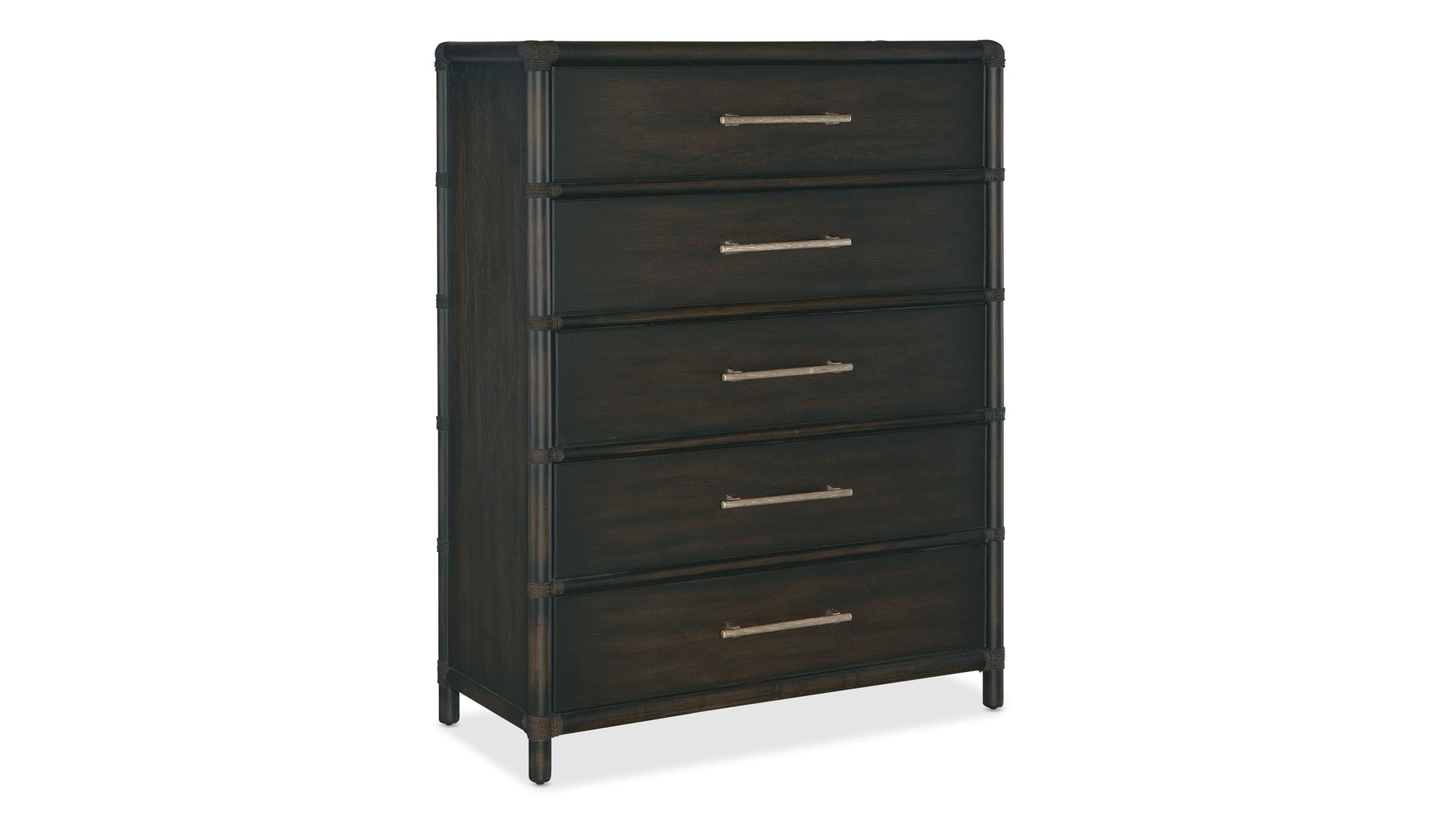Retreat - Pole Rattan Five-Drawer Chest