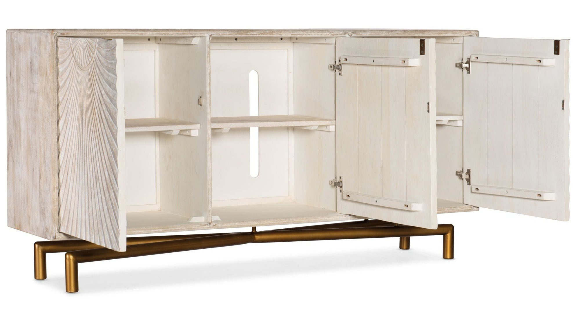 Entertainment Console 70" - Light Wood - Beige