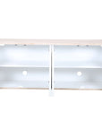 Xander - Server - White Wash Mango / Mosaic Ivory / Brass / Ebony