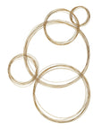 Golden Bubbles - Metal Wall Decor