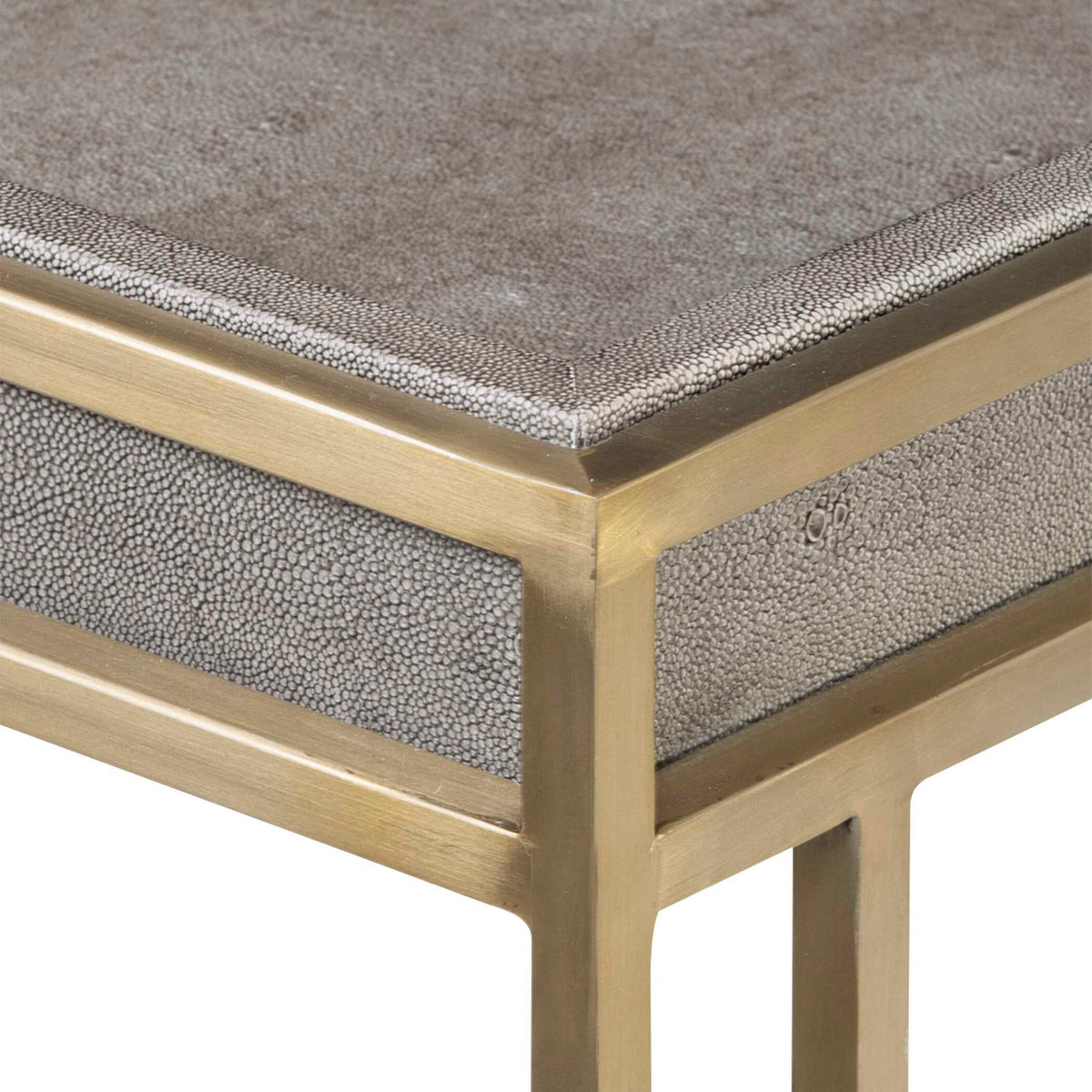 Cardew - Modern Console Table - Silver &amp; Gold
