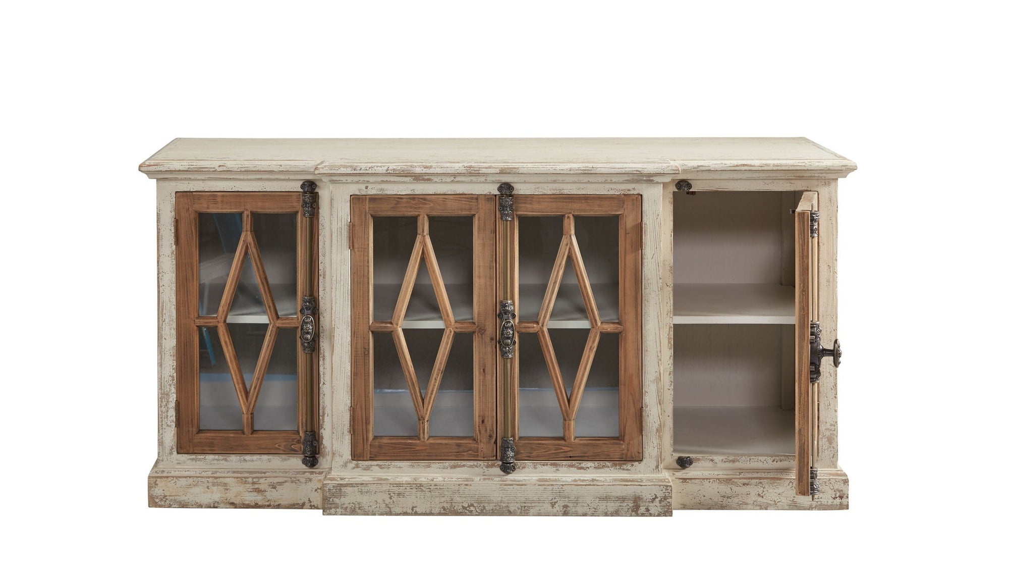 Dove Stalone - Glass Front Server - Beige