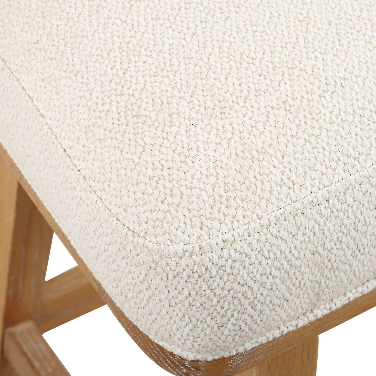 Klismos - Fabric Counter Stool - Off-White