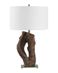 Namath - Wood Table Lamp - Brown