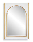 Crisanta - Gloss White Arch Mirror
