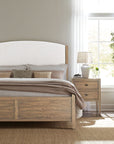 Vineyard Row - Four-Drawer Door Chest - Light Brown