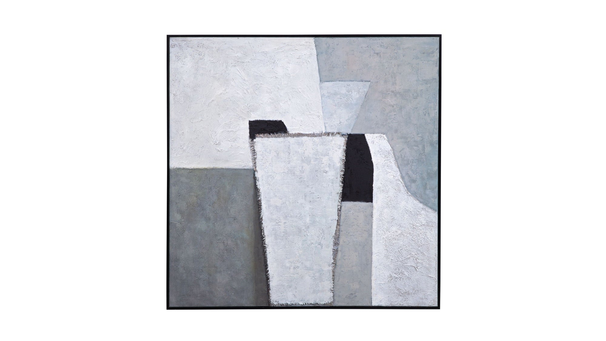Landen Canvas Art - Gray