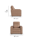 Dutch - Power Recliner With Power Headrest & Lumbar