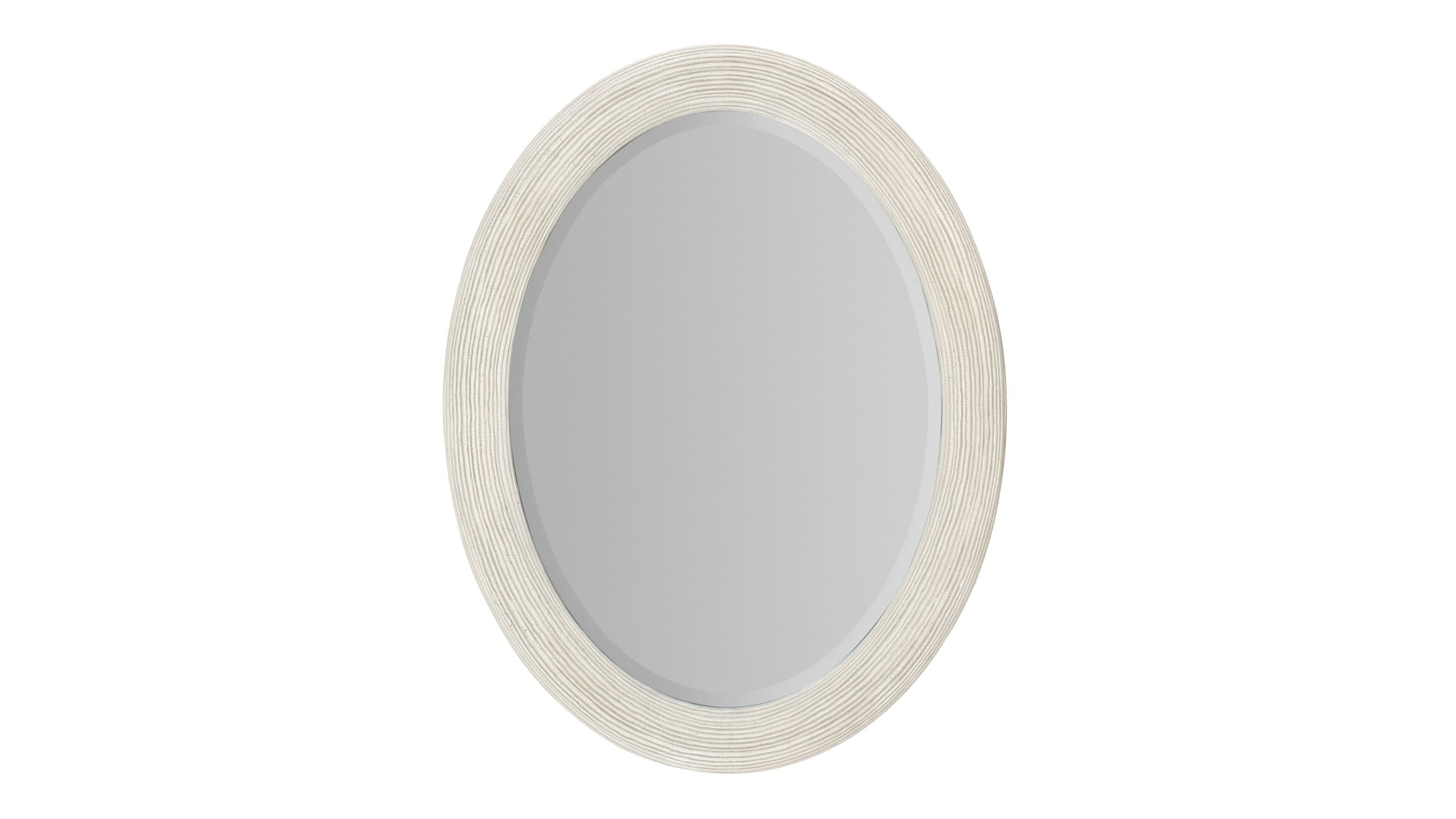 Serenity - Amelia Oval Mirror - White