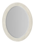 Serenity - Amelia Oval Mirror - White