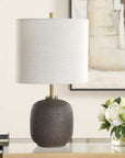 Blacktop - Textured Buffet Lamp - Black