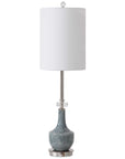 Piers - Mottled Buffet Lamp - Blue