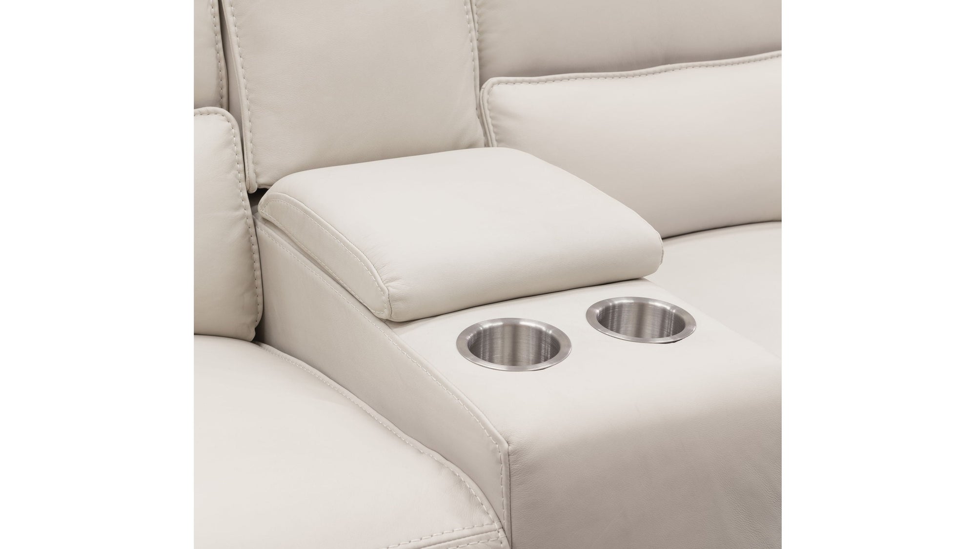 MS - Miles Zero Gravity Console Loveseat With Power Recline & Power Headrest