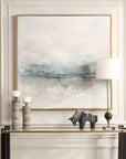 Foggy Morning - Abstract Art - Light Brown