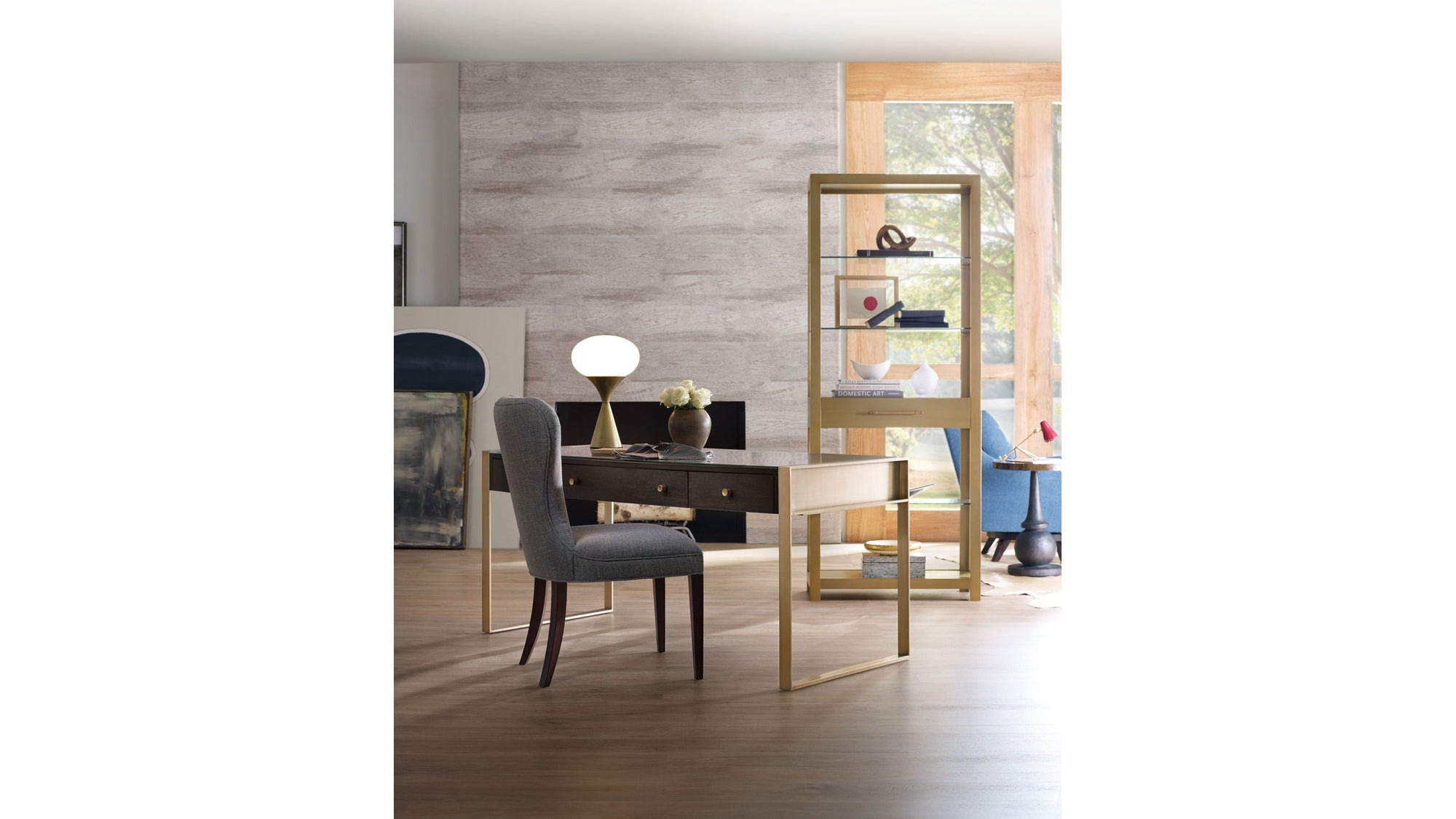 Curata - Writing Desk - Dark Brown