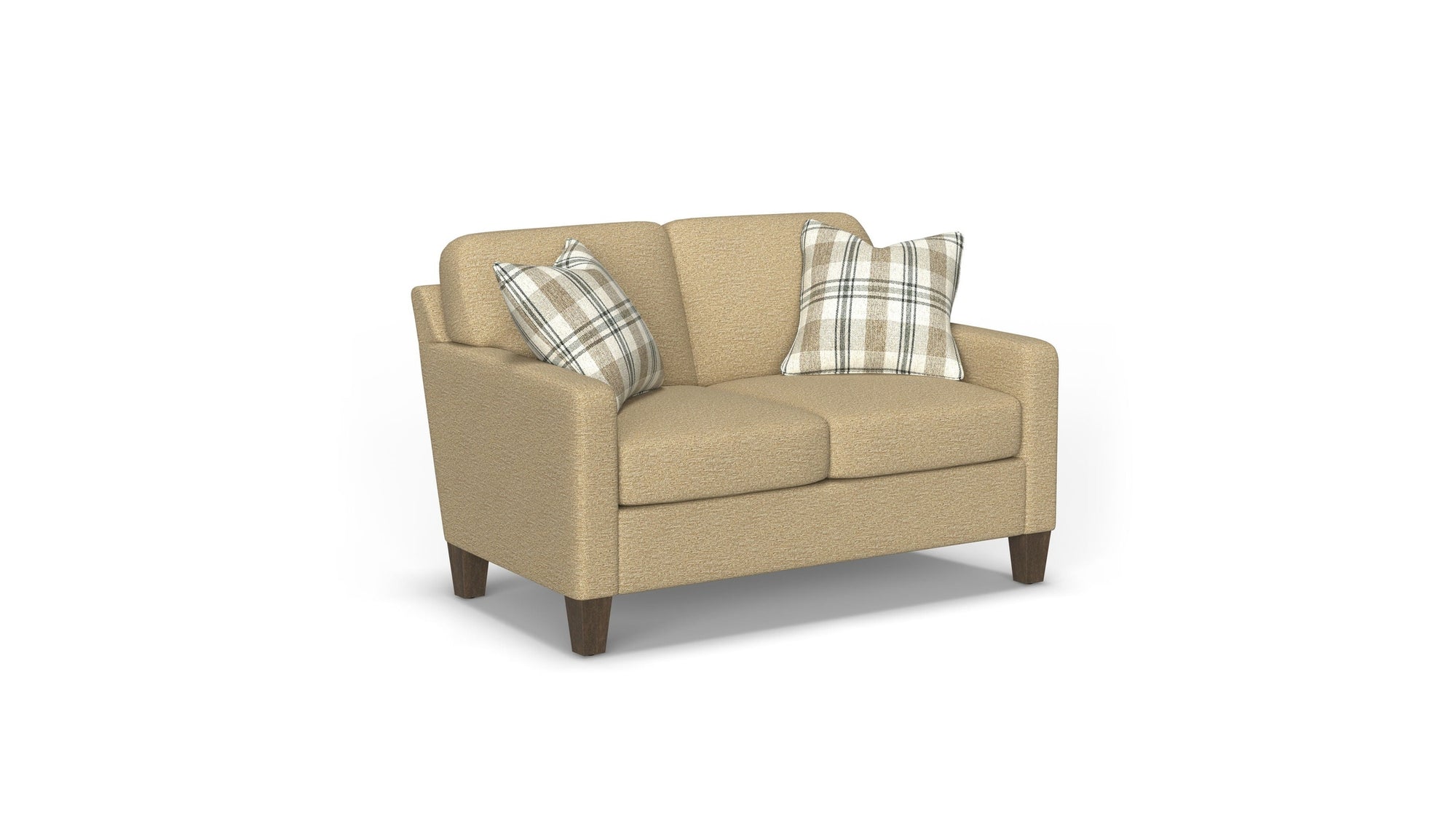 Moxy - Fabric Loveseat With Straight Track Arms