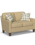 Moxy - Fabric Loveseat With Straight Track Arms