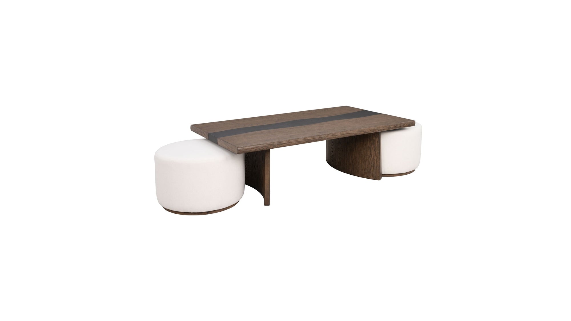 Lyra - Rectangular Coffee Table - Dark Brown