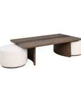 Lyra - Rectangular Coffee Table - Dark Brown