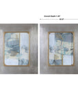 Gilded Whimsy - Abstract Prints (Set of 2) - Dark Gray