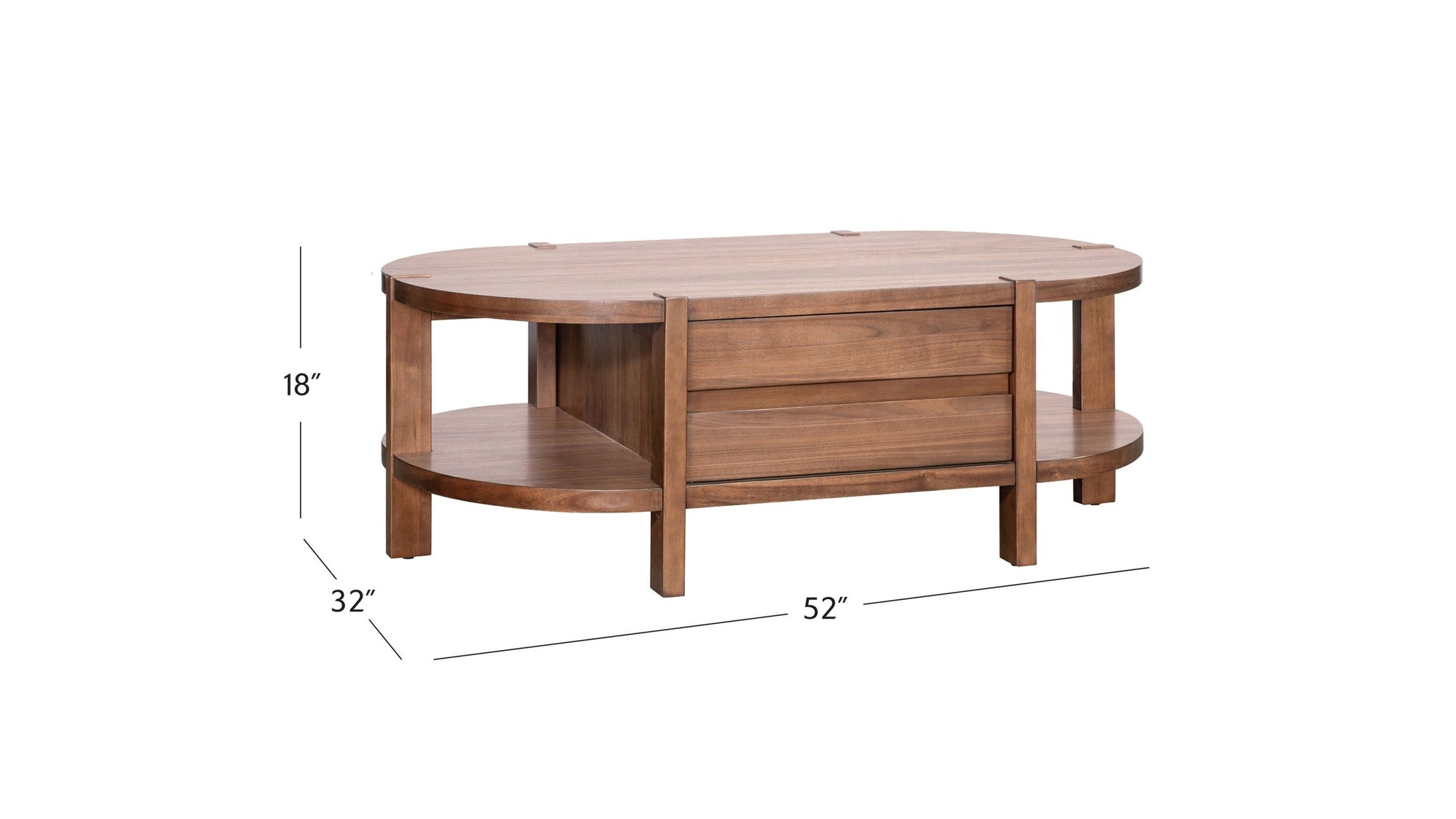 Winston - Cocktail Table - Warm Walnut