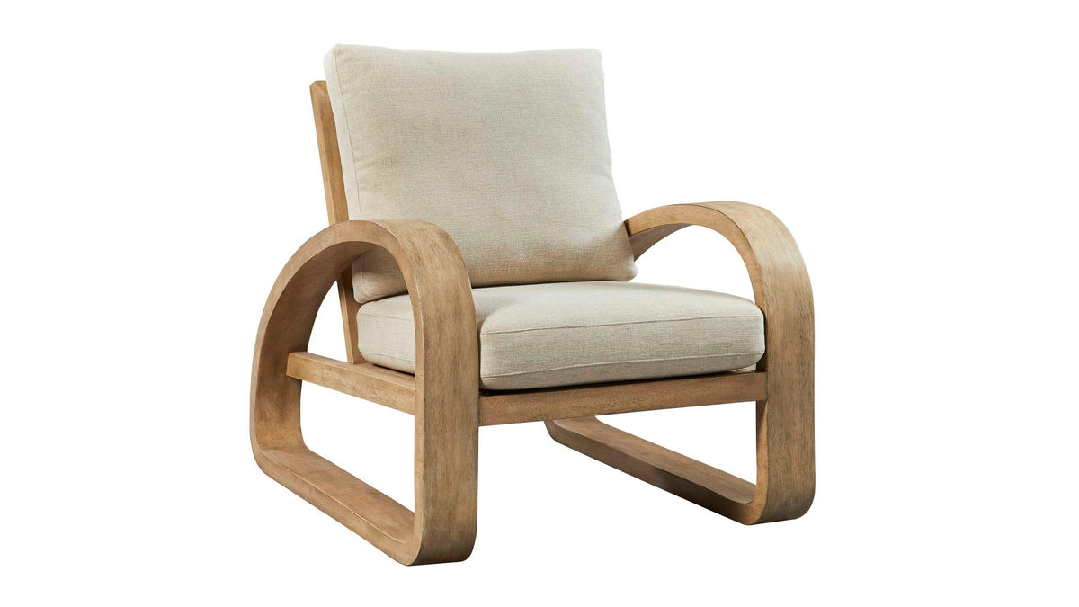 Barbora - Wooden Accent Chair