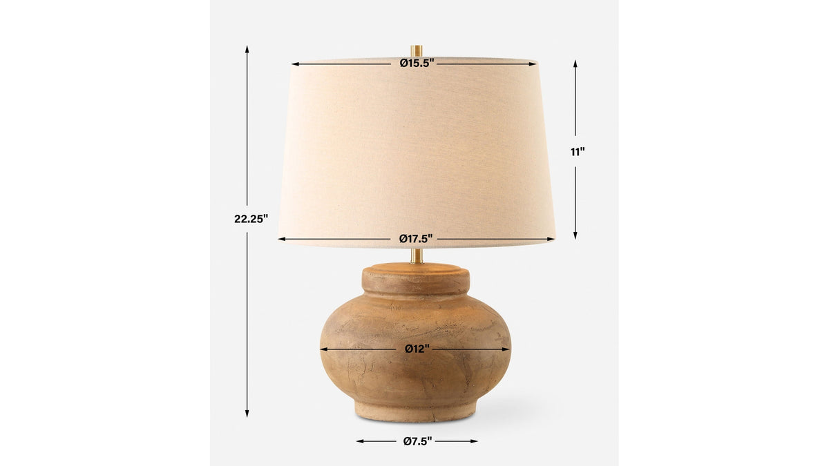 Urbino - Aged Terracotta Table Lamp