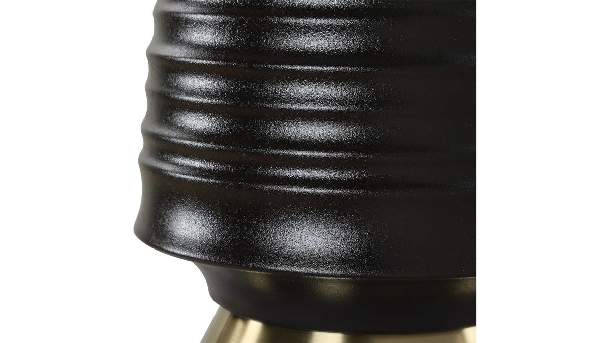 Foster - Black Glaze Table Lamp
