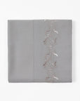 Scroll Sheet - King 350TC Gray Scroll Embroidered Sheet Set (Set of 4) - Gray
